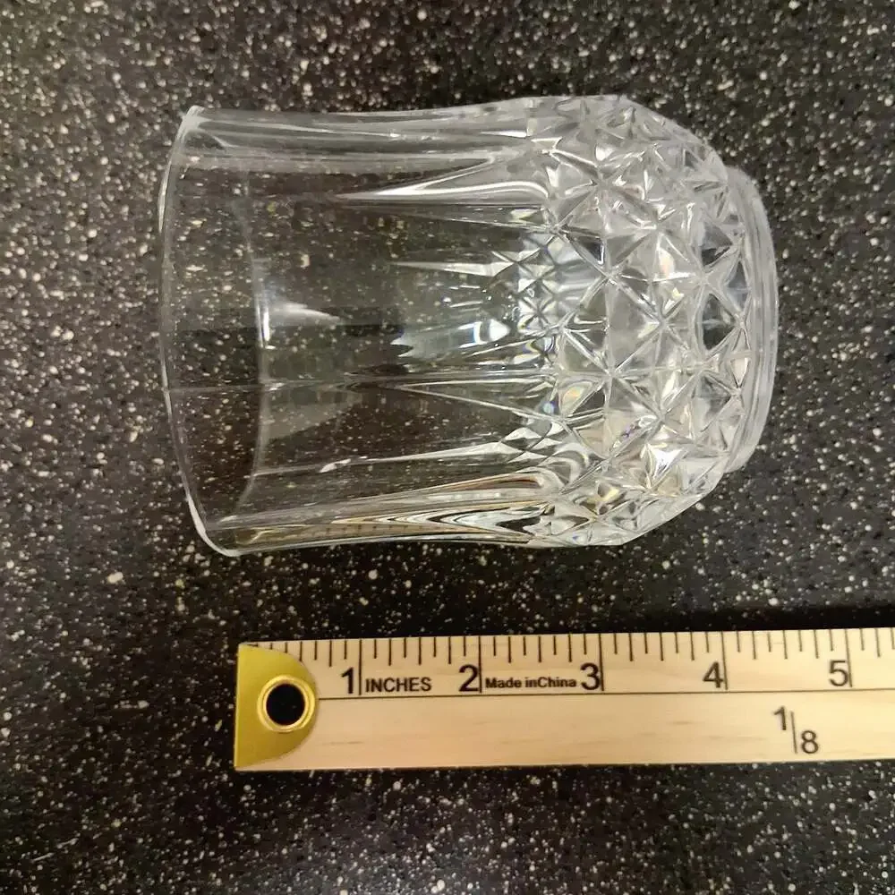 Cristal D'Arques Durand Longchamp Lead Crystal Whiskey Double Old Fashioned Glas